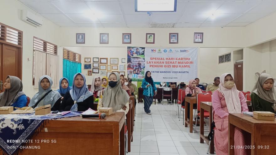 Peringatan Hari Kartini,Yayasan Yatim Mandiri Bersama Kalurahan Guwosari Gelar Kegiatan u/ Ibu Hamil